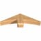 Ekena Millwork Bellingham Timber Gable Bracket, Western Red Cedar, 36"W x 10"H x 5 1/2"D x 5 1/2"F, 7/12 Pitch GBW036X10X0606BEL00SWR - alternate 4